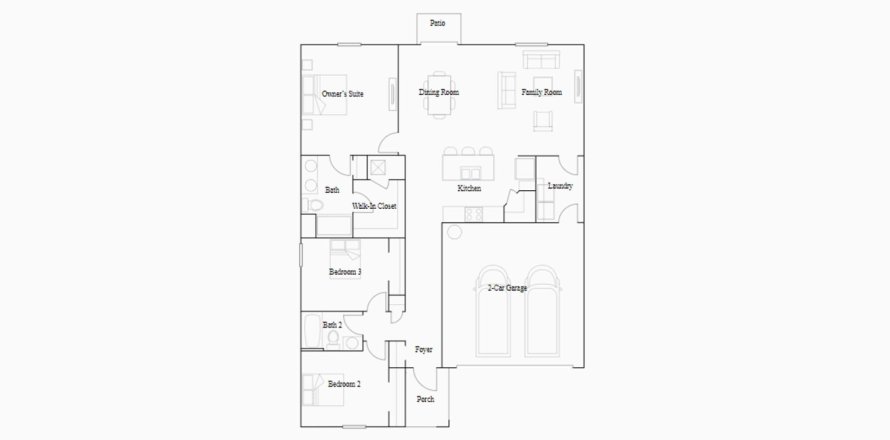 House floor plan «144SQM DOVER», 3 bedrooms in EPPERSON