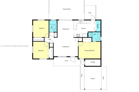 Купить виллу или дом в Майами, Флорида 3 спальни, 103.49м2, № 1971576 - фото 22