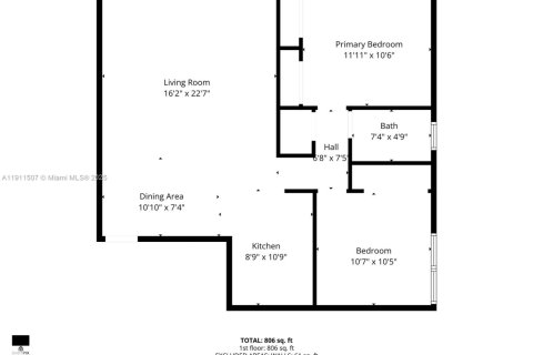 Condo in Miami, Florida, 2 bedrooms № 1969777 - photo 9