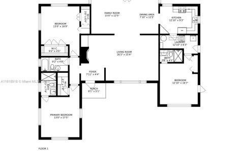 Купить виллу или дом в Майами-Шорс, Флорида 3 спальни, 197.23м2, № 1962118 - фото 12