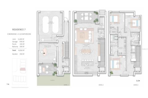 Купить таунхаус в Клируотер, Флорида 12 комнат, 297.57м2, № 1901381 - фото 7