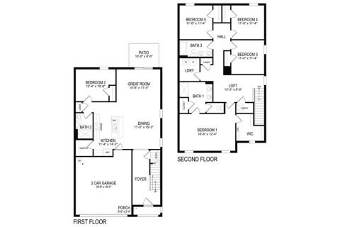 House in Wildwood, Florida 5 bedrooms, 227.33 sq.m. № 2092752 - photo 14