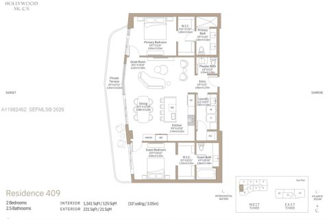 Condo in Hollywood, Florida, 2 bedrooms  № 2058310 - photo 2
