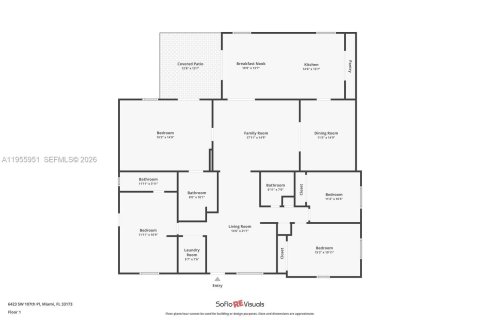 House in Miami, Florida 4 bedrooms, 228.08 sq.m. № 2019674 - photo 8