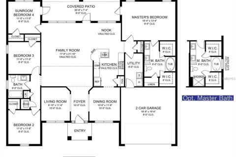 House in North Port, Florida 3 bedrooms, 198.63 sq.m. № 1757395 - photo 2