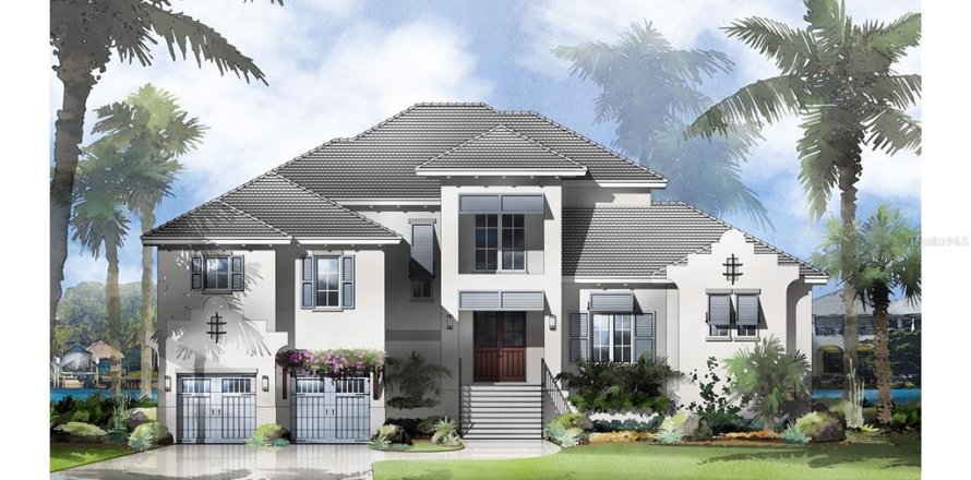 House in Sarasota, Florida 4 bedrooms, 437.66 sq.m. № 1192385