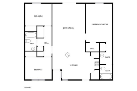 Купить виллу или дом в Маскотт, Флорида 3 комнаты, 123.75м2, № 1815111 - фото 24