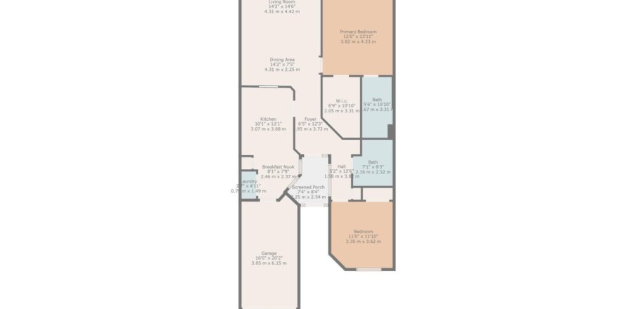 Casa en Delray Beach, Florida 2 dormitorios, 115.76 m2 № 1152263