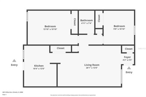 Townhouse in Orlando, Florida 2 bedrooms, 81.01 sq.m. № 2105654 - photo 7