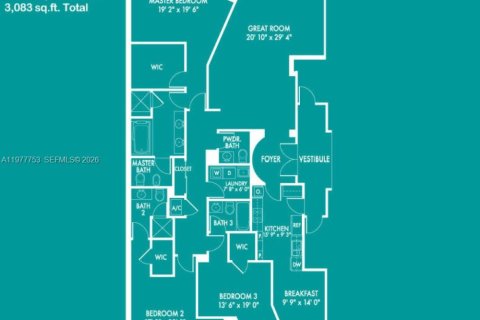 Condo à Hollywood, Floride, 3 chambres № 2078815