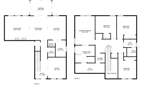House in Riverview, Florida 4 bedrooms, 238.76 sq.m. № 1767328 - photo 24