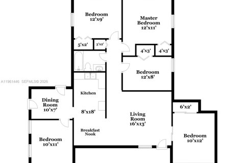 Casa en alquiler en Lantana, Florida, 3 dormitorios, 115.29 m2 № 2023329 - foto 16