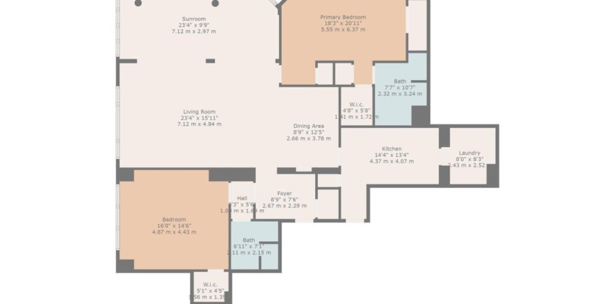 Condominio en Delray Beach, Florida, 2 dormitorios № 1080685