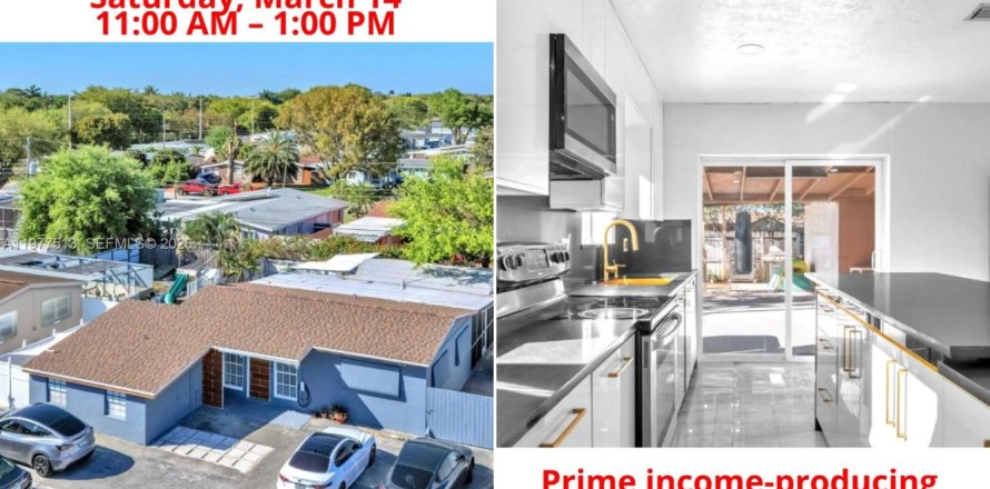 House in Hollywood, Florida 2 bedrooms, 108.88 sq.m. № 2043122