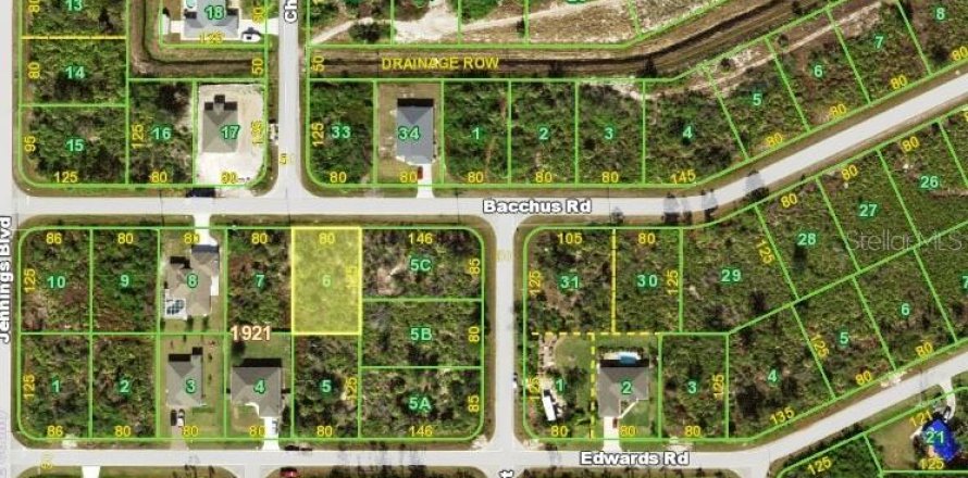Terrain à Port Charlotte, Floride № 2162586