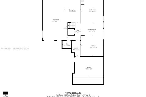 Купить виллу или дом в Пемброк-Пайнс, Флорида 4 спальни, 310.94м2, № 1991532 - фото 8