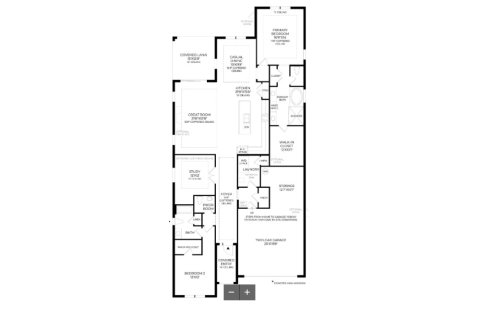 Планировка объекта «House» 2 спальни в ЖК Regency at Avenir - Palms Collection