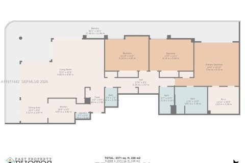 Condominio en alquiler en Aventura, Florida, 3 dormitorios, 220.27 m2 № 2032772 - foto 25