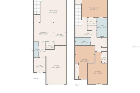 Townhouse in Wesley Chapel, Florida 3 bedrooms, 155.43 sq.m. № 1901252 - photo 26