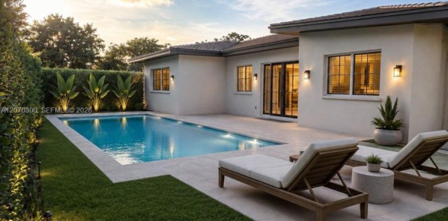 House in Coral Gables, Florida 3 bedrooms, 179.77 sq.m. № 2300416