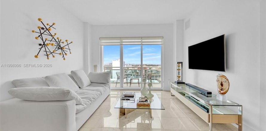 Кондоминиум с 1 спальней в Майами-Бич, Флорида № 2060955