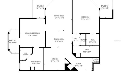 Condo in New Port Richey, Florida, 2 bedrooms № 2221507 - photo 11