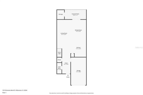 Townhouse in Gibsonton, Florida 3 bedrooms, 165.18 sq.m. № 1899324 - photo 24