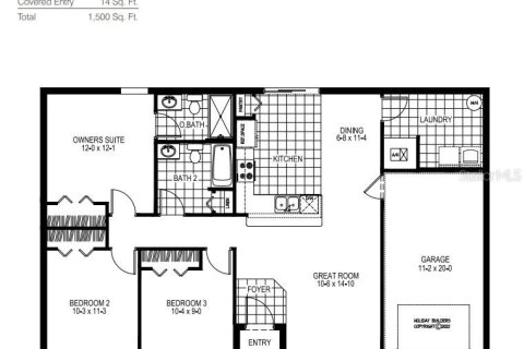 House in North Port, Florida 3 bedrooms, 115.48 sq.m. № 1400384 - photo 2