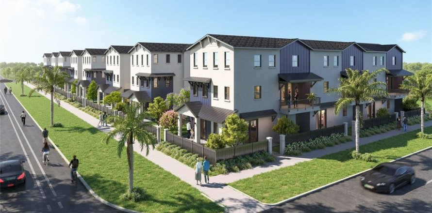 Townhouse in Saint Petersburg, Florida 3 bedrooms, 194.44 sq.m. № 1813788