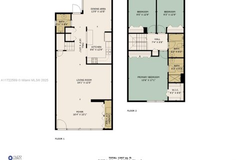 Condominio en venta en Aventura, Florida, 3 dormitorios, 123.56 m2 № 1474825 - foto 27
