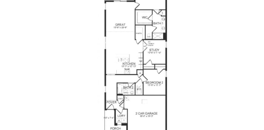 House in Pelham Park in DeLand, Florida 3 bedrooms, 150 sq.m. № 626600