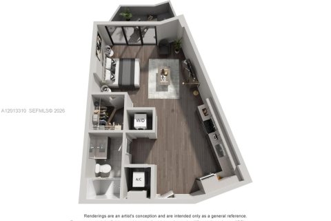 Apartamento en alquiler en Oakland Park, Florida, 63.17 m2 № 2075586 - foto 7