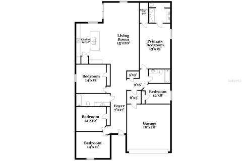 Casa en alquiler en Mascotte, Florida, 5 dormitorios, 180.6 m2 № 1913610 - foto 2