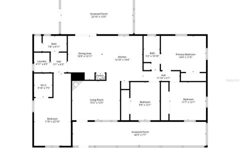 House in Crystal River, Florida 4 bedrooms, 155.33 sq.m. № 2212186 - photo 6