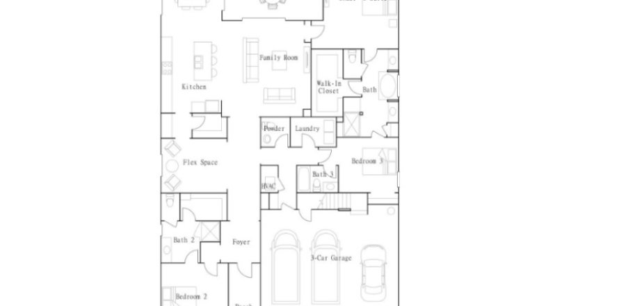 House in Prosperity Lakes Active Adult - Active Adult Estates in Parrish, Florida 3 bedrooms, 257 sq.m. № 572155