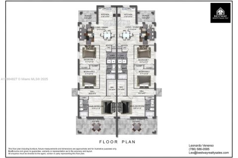 Adosado en venta en Miami, Florida, 3 dormitorios № 1957629 - foto 2