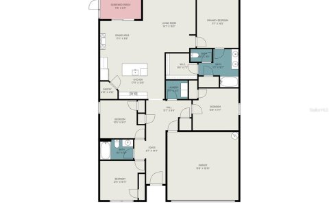 House in Haines City, Florida 4 bedrooms, 173.45 sq.m. № 1637081 - photo 26