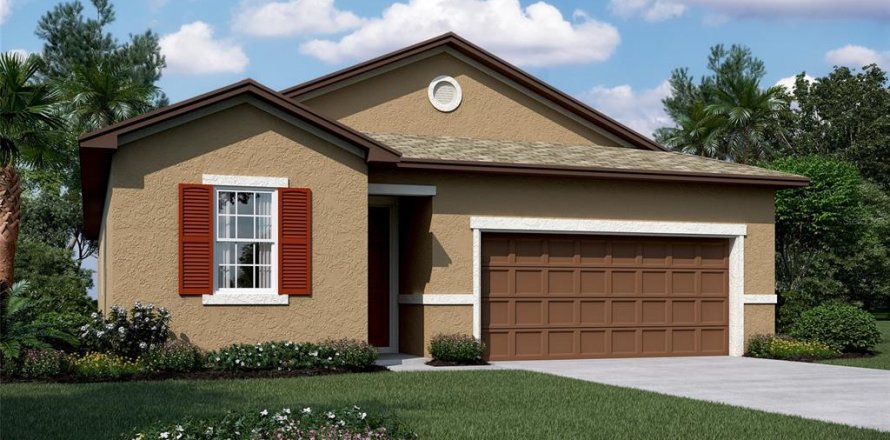 House in Lake Hamilton, Florida 4 bedrooms, 178.37 sq.m. № 1904827