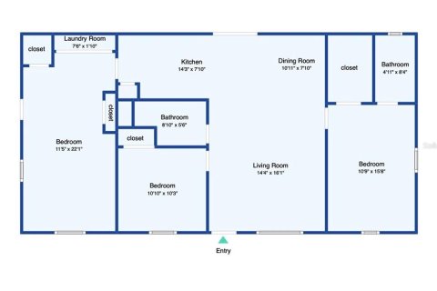 House in Cocoa, Florida 3 bedrooms, 111.48 sq.m. № 2215879 - photo 20