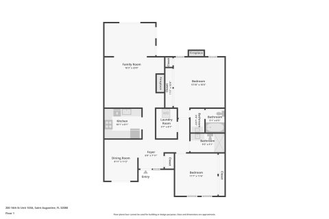 Condo in Saint Augustine, Florida, 2 bedrooms  № 1875803 - photo 1