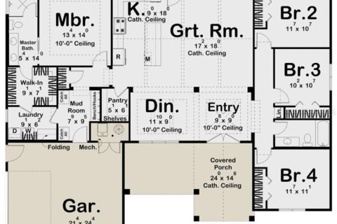 Casa en venta en Dade City, Florida, 4 dormitorios, 178.84 m2 № 2421747 - foto 7