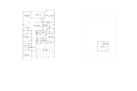 House floor plan «House», 4 bedrooms in Southern Hills - Southern Hills Manors