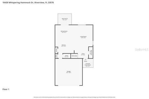 Villa ou maison à louer à Riverview, Floride: 4 chambres, 193.79 m2 № 2100385 - photo 2