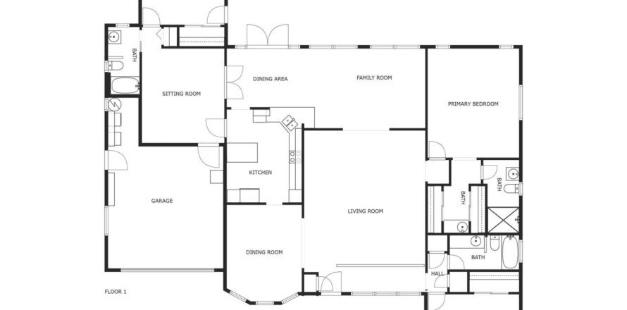 House in Lighthouse Point, Florida 3 bedrooms, 234.58 sq.m. № 1142384