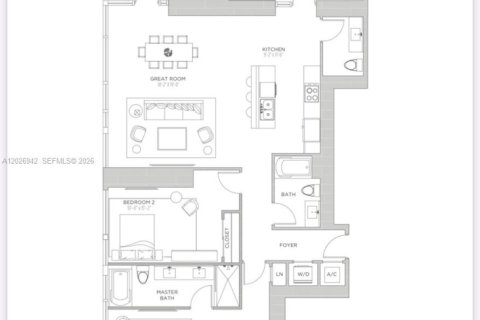 Купить кондоминиум в Майами, Флорида 2 спальни, 127.28м2, № 2085532 - фото 3