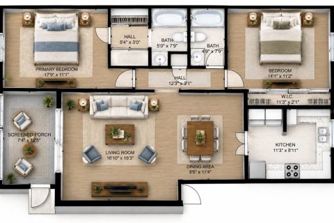 Condo in Maitland, Florida, 2 bedrooms  № 2379243 - photo 16