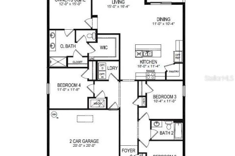 House in Winter Haven, Florida 4 bedrooms, 171.96 sq.m. № 1648394 - photo 6