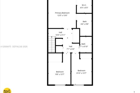 Adosado en venta en Opa-locka, Florida, 3 dormitorios, 128.21 m2 № 2073685 - foto 26