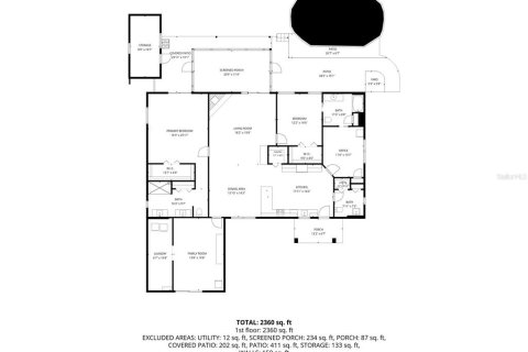 House in Palatka, Florida 3 bedrooms, 235.97 sq.m. № 2210772 - photo 5
