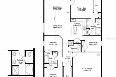 Villa ou maison à vendre à Parrish, Floride: 4 chambres, 158.96 m2 № 2207234 - photo 2